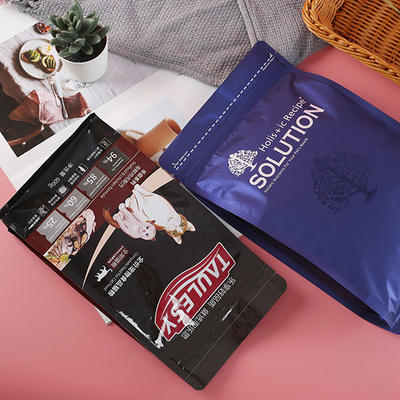 개를 위한 1KG 2.5KG 고유 포장은 8 사이드 씰을 패키징하는 2KG 견음 비스킷을 처리합니다