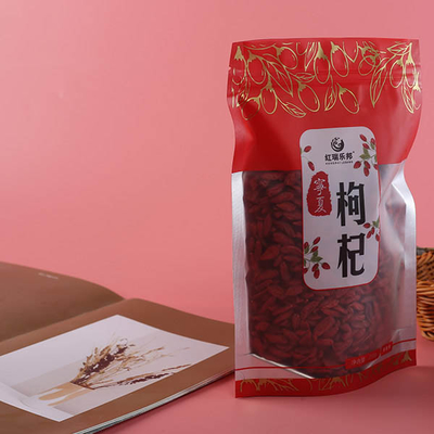 Beef Nuts Kraft Paper 50g Compostable Stand Up Pouch With Window