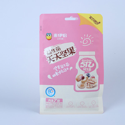 포일 편평한 하부 지플록식 가방을 패키징하는 안주류 180 마이크 편평한 하부 백