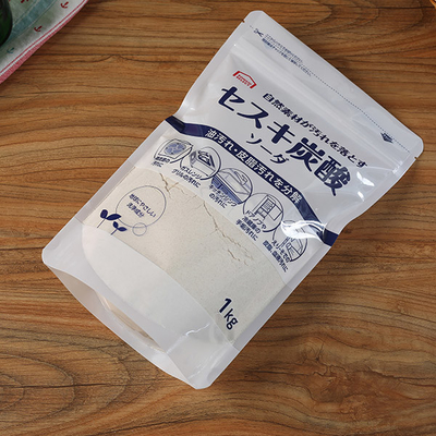 플라스틱 명백한 1개 킬로그램 스탠딩 파우치 패키징 재사용할 수 있는 안주류 팁 마일라 지퍼