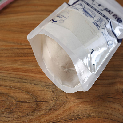 유장 단백질 분말을 위해 지프 잠금 장치를 패키징하는 250g 750g 스탠딩 파우치