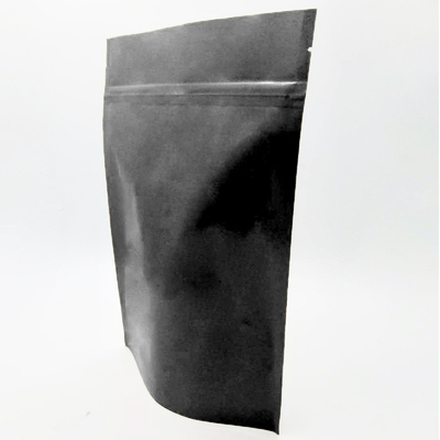 알루미늄 호일 히트 실 16 온스 지프 잠금 장치 파우치 포장 450g 무광택 검정색은 팁을 견딥니다