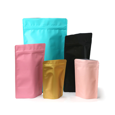 매트 라이트 식품 50g 알루미늄 지프 잠금 장치는 은 마일라 플라스틱 알루미늄 호일 백을 파우치에 넣습니다