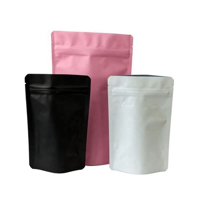 무광택 검정색은 도이팩 마일라 저장 지프 잠금 장치 식품을 패키징하는 50g 100g 알루미늄 호일을 견딥니다