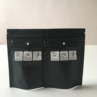 Cookies Weed 60mic Child Resistant Bags Smell Proof Foil Mylar Bags With Zipper